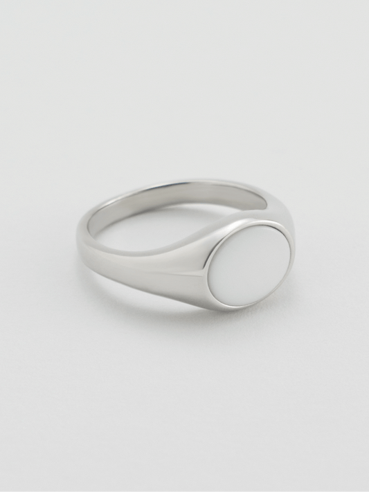 IVORY Signet Ring