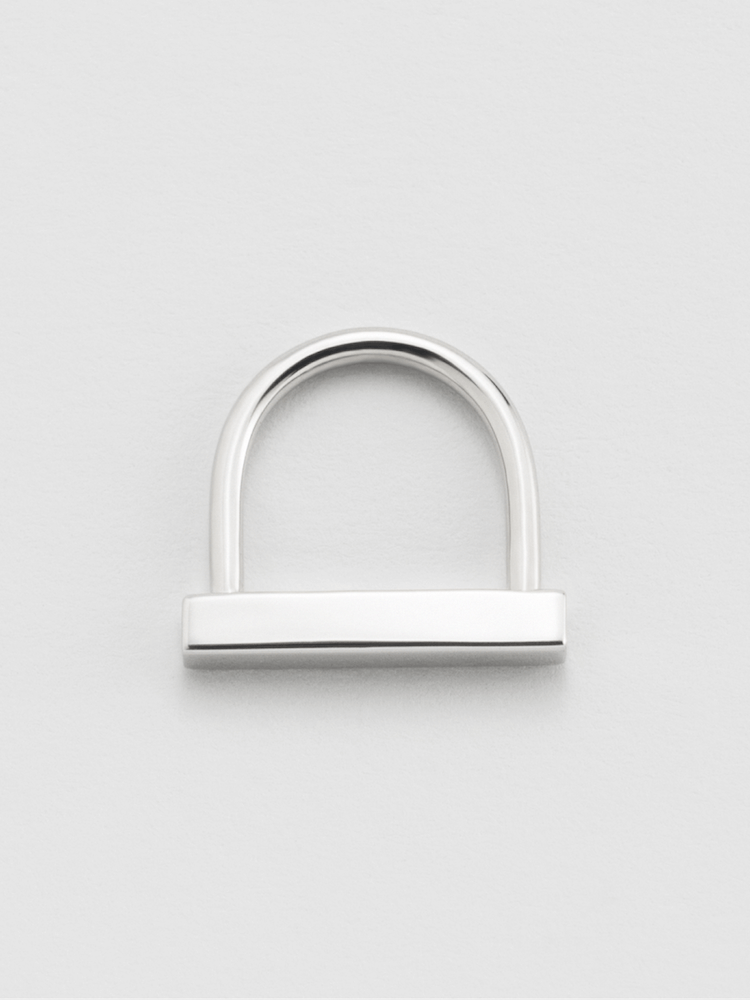 LOCK WHITE Ring